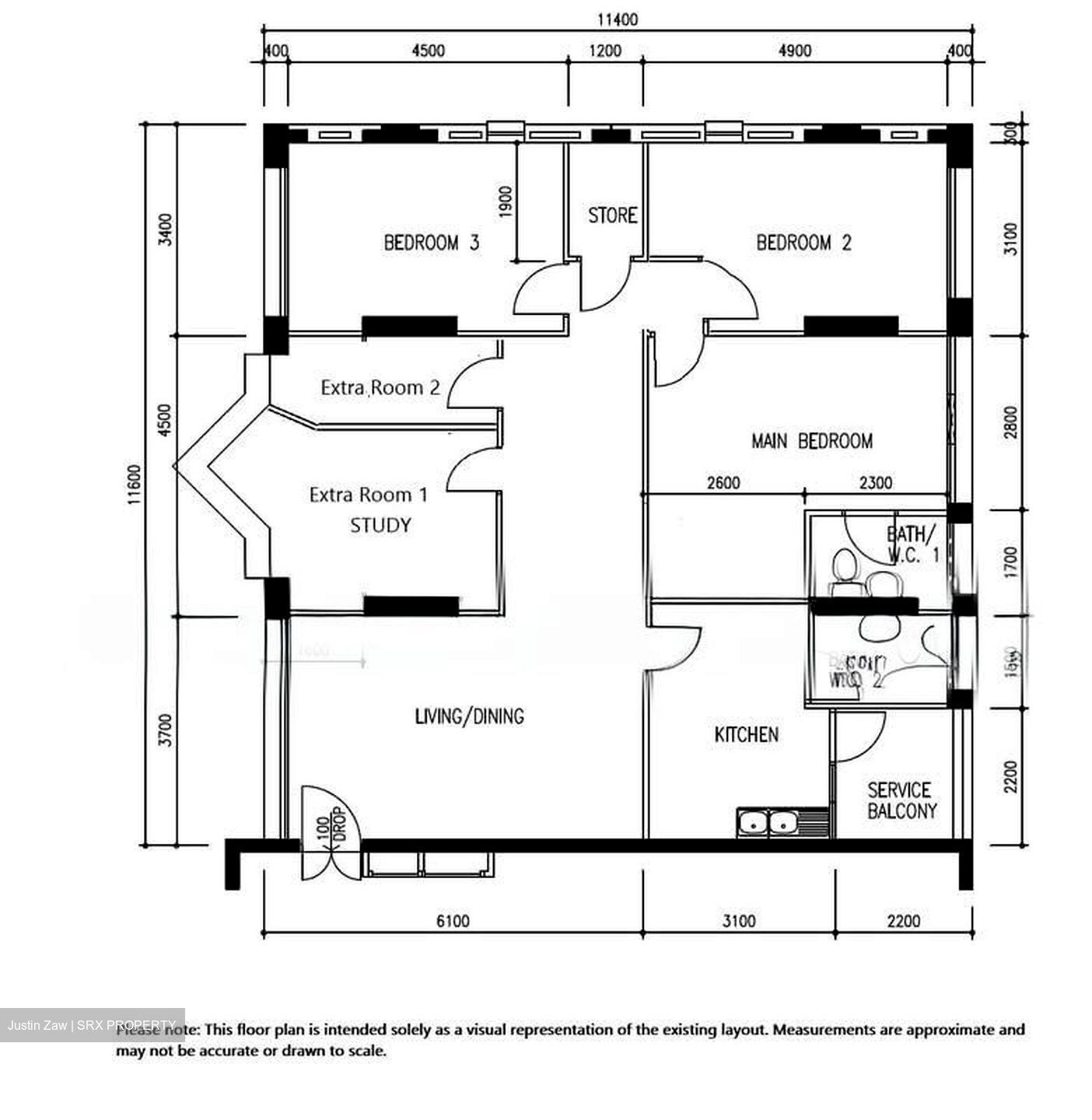 Blk 325 Tah Ching Road (Jurong West), HDB 5 Rooms #575906691